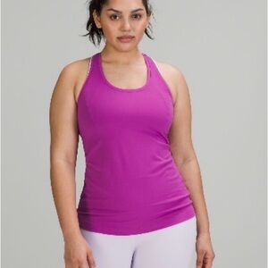 Cool Racerback Tank Top *Nulu Vivid Plum